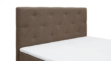 Dream Komplett Sängpaket 150x200 cm Assymetriska knappar - Brun - Möbler - Säng - Komplett sängpaket