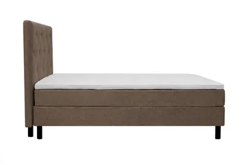 Dream Komplett Sängpaket 150x200 cm Assymetriska knappar - Brun - Möbler - Säng - Komplett sängpaket