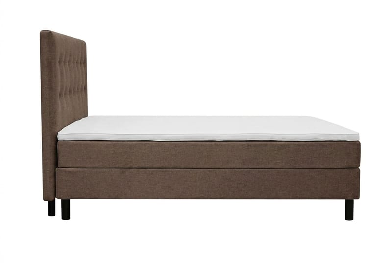 Dream Komplett Sängpaket 150x200 cm Knappar - Brun - Möbler - Säng - Kontinentalsäng