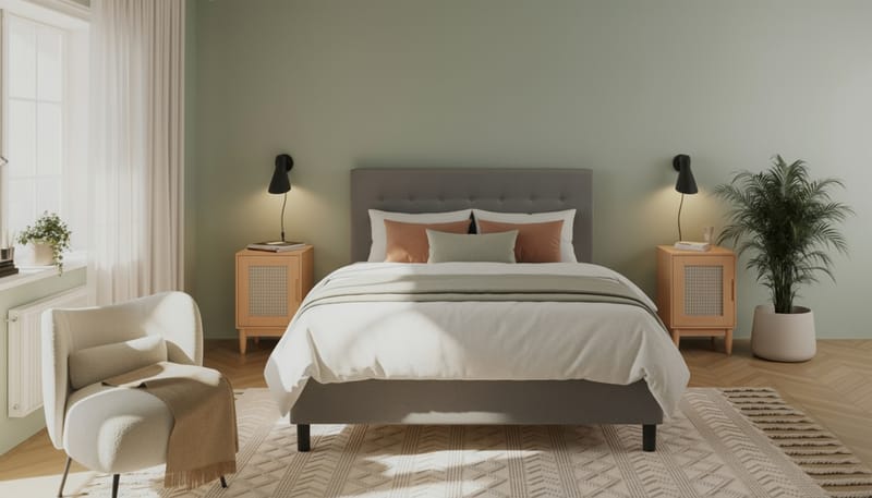 Dream Komplett Sängpaket 160x200 cm - Grå - Möbler - Säng - Kontinentalsäng