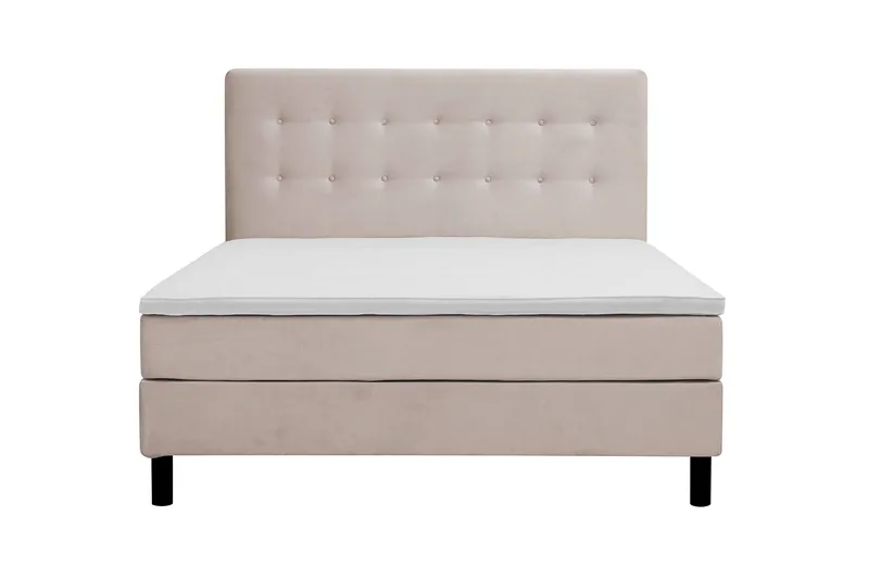 Dream Komplett Sängpaket 160x200 cm Knappar - Beige - Möbler - Säng - Kontinentalsäng