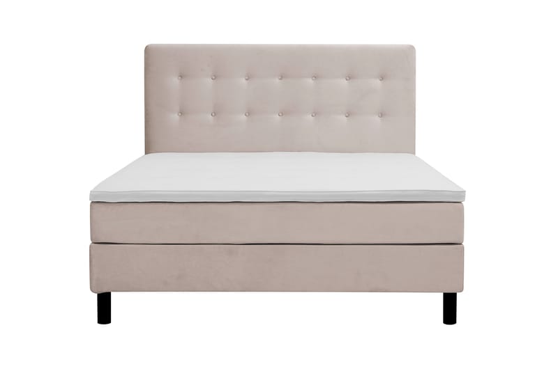 Dream Komplett Sängpaket 160x200 cm Knappar - Beige - Möbler - Säng - Kontinentalsäng