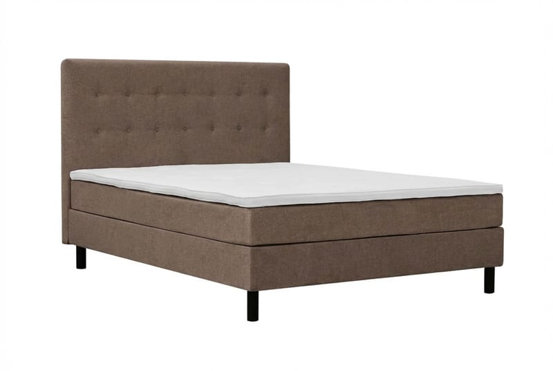 Dream Komplett Sängpaket 160x200 cm Knappar - Brun - Möbler - Säng - Kontinentalsäng