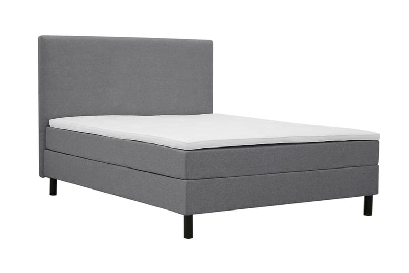 Dream Komplett Sängpaket 160x200 cm Slät Sänggavel - Grå - Möbler - Säng - Komplett sängpaket