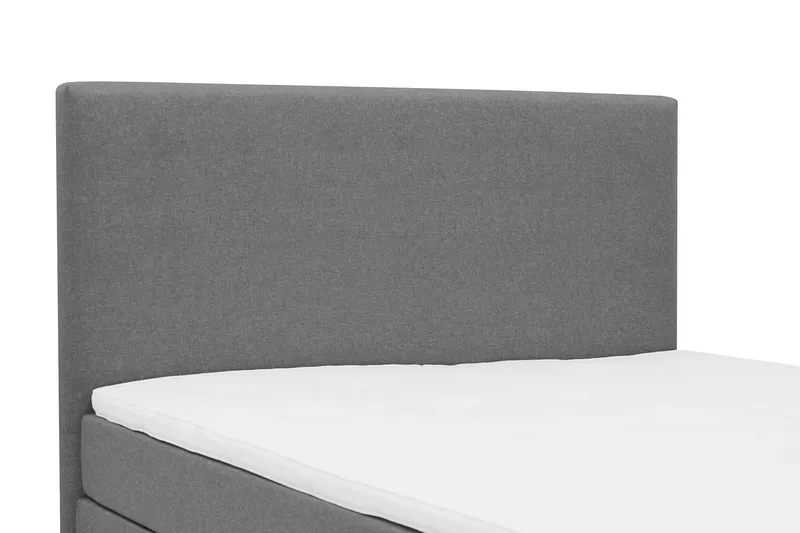 Dream Komplett Sängpaket 160x200 cm Slät Sänggavel - Grå - Möbler - Säng - Kontinentalsäng