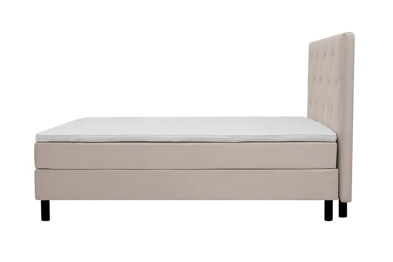 Dream Komplett Sängpaket 180x200 cm Assymetriska knappar - Beige - Möbler - Säng - Kontinentalsäng