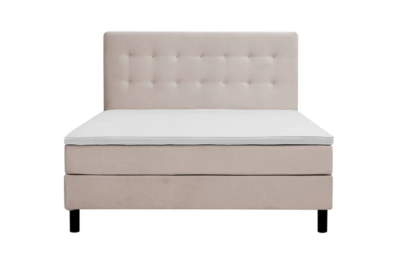 Dream Komplett Sängpaket 180x200 cm Knappar - Beige - Möbler - Säng - Kontinentalsäng