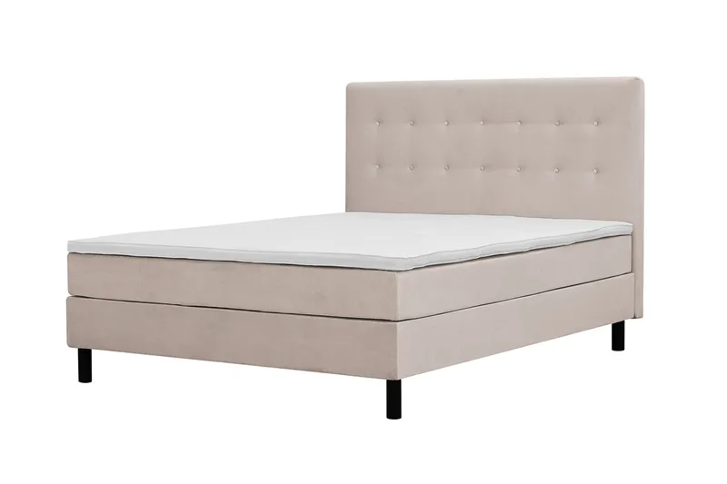 Dream Komplett Sängpaket 180x200 cm Knappar - Beige - Möbler - Säng - Kontinentalsäng