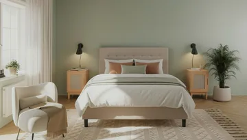 Dream Komplett Sängpaket 180x200 cm Knappar - Beige - Möbler - Säng - Enkelsäng