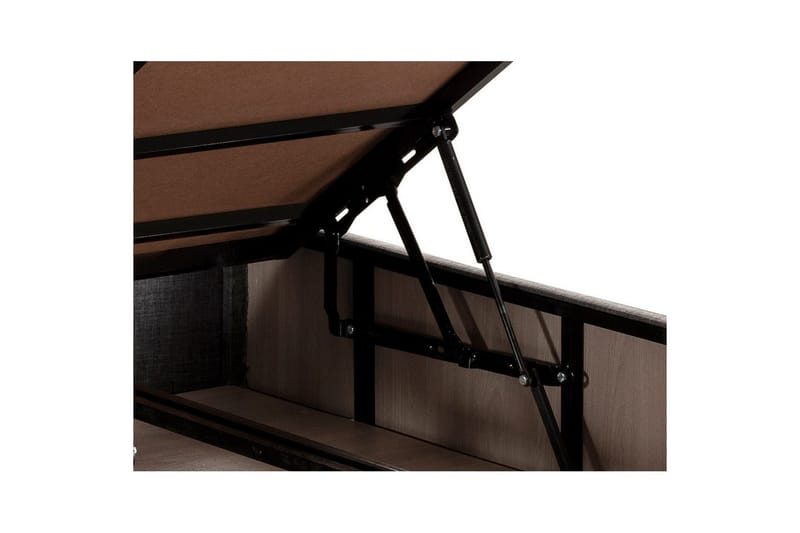 Dubbel Sängram & Sänggavel Argentu Grey - 140 x 190 x 38 cm - Möbler - Säng - Komplett sängpaket