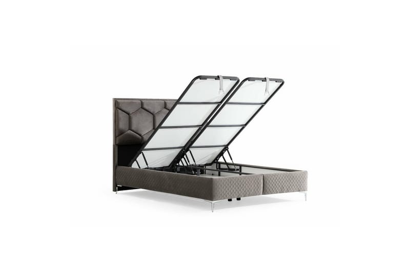 Dubbel Sängram & Sänggavel Flona - 150 x 38 x 200 cm - Möbler - Säng - Komplett sängpaket