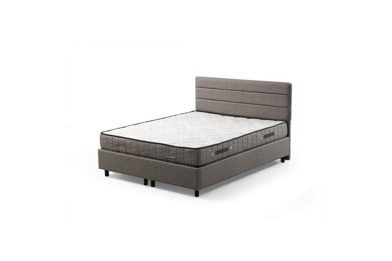 Dubbel Sängram & Sänggavel Sonyi Ljusgrå, 150 x 110 x 200 cm