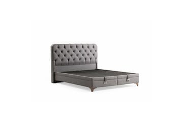 Dubbel Sängram & Sänggavel Sorang Grå - 164 x 35 x 200 cm - Möbler - Säng - Sängram & sängstomme