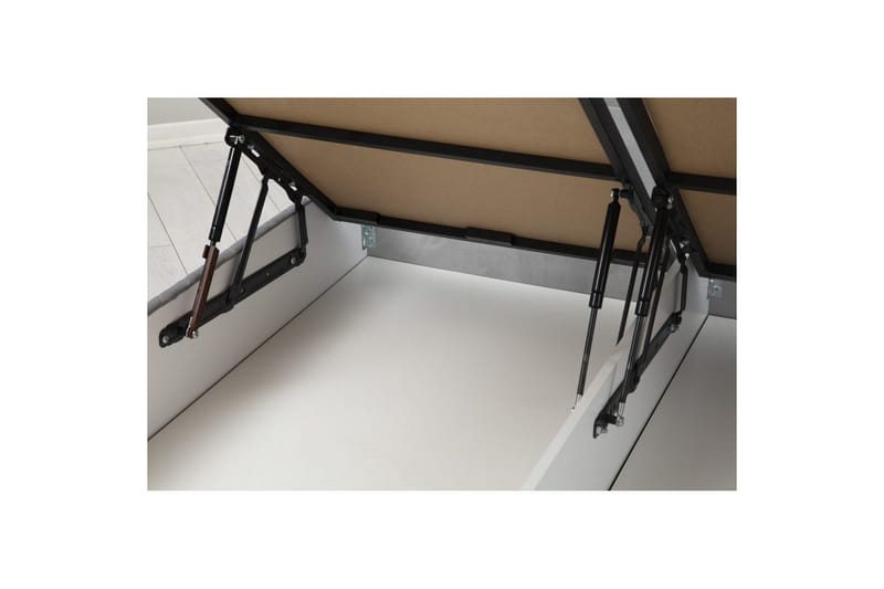 Dubbel Sängram & Sänggavel Subato Grey - 150 x 125 x 200 cm - Möbler - Säng - Sängram & sängstomme
