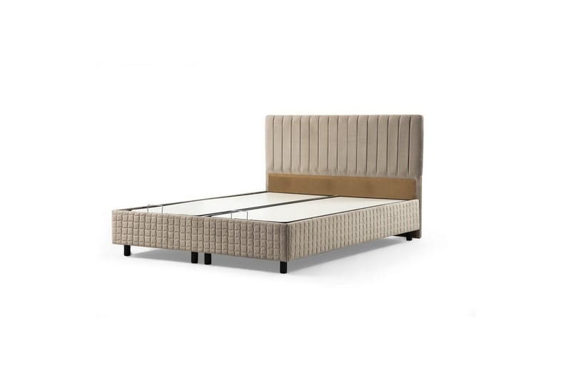 Dubbel Sängram & Sänggavel Sudamal Brun - 150 x 110 x 200 cm - Möbler - Säng - Sängram & sängstomme