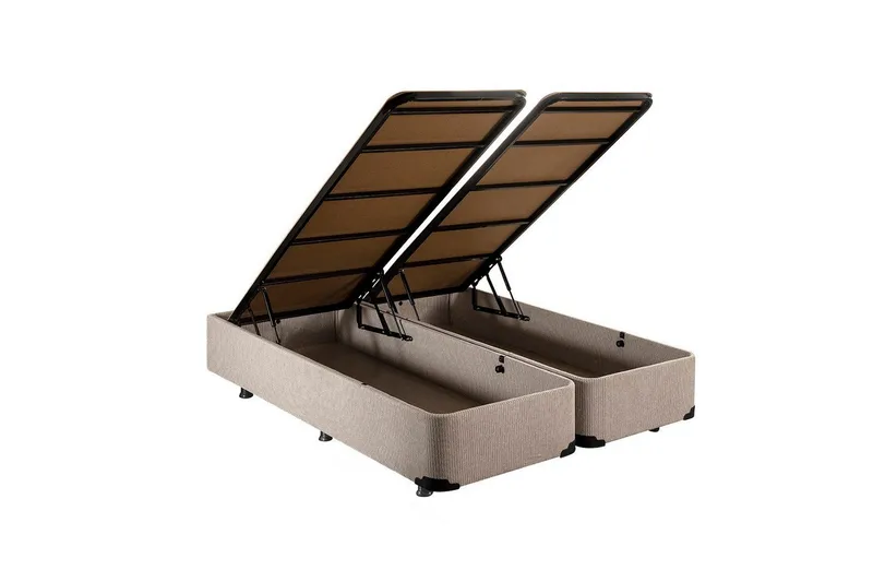 Dubbel Sängram Dasina Dubbel Beige - 180 x 200 cm - Möbler - Säng - Sängram & sängstomme