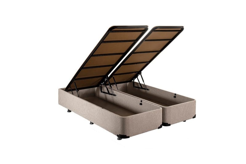 Dubbel Sängram Dasina Dubbel Beige - 200 x 200 cm - Möbler - S äng - Sängram & sängstomme