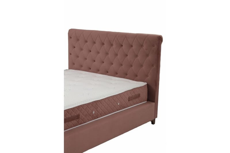 Dubbelmadrass, Bas & Huvudgavel Subra Set Dammtäckande Veya - 150 x 200 cm - Möbler - Säng - Komplett sängpaket