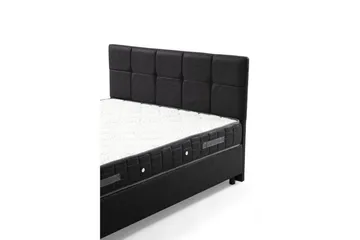 Dubbelmadrass, Bas & Huvudgavel Sudalmuni set antracit - 160 x 114 x 200 cm - Möbler - Säng - Komplett sängpaket