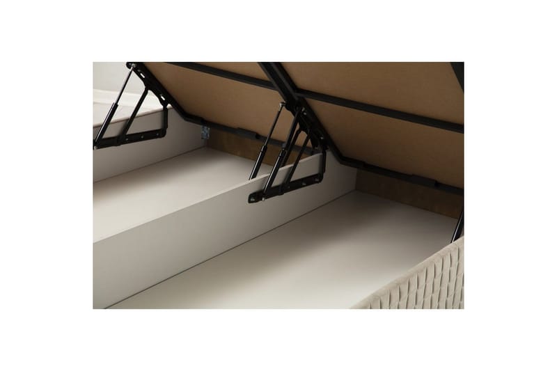 Dubbelmadrass, Bas & Huvudgavel Sudamal Set Brun - 150 x 114 x 200 cm - Möbler - Säng - Komplett sängpaket