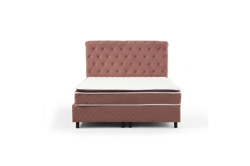 Dubbelmadrass, Bas & Huvudgavel Sudamoon Set Dammig Veya - 160 x 35 x 208 cm - Möbler - Säng - Komplett sängpaket