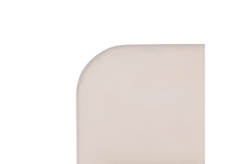 Dubbelsäng av sammet 140 x 200 Beige FLAYAT - Möbler - Säng - Sängram & sängstomme