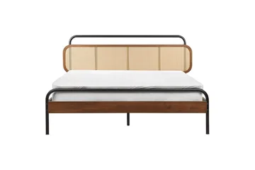Dubbelsäng Boussicourt med lamellram 160x200 cm - 160x200 cm - Möbler - Säng - Sängram & sängstomme