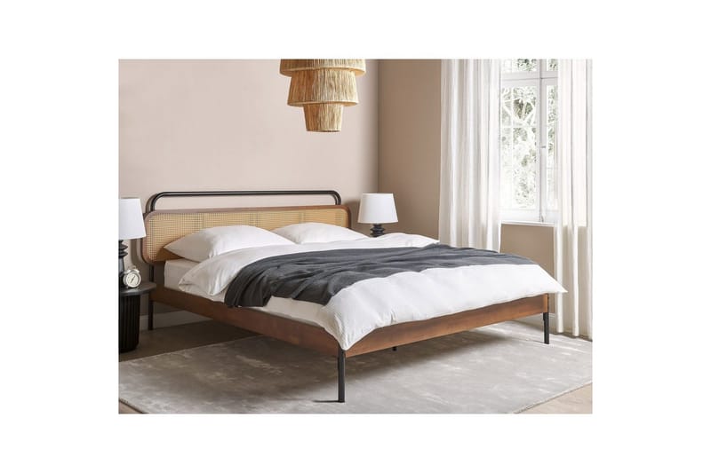 Dubbelsäng Boussicourt med lamellram 180x200 cm - 180x200 cm - Möbler - Säng - Dubbelsäng