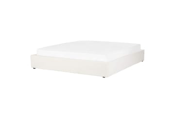 Dubbelsäng Dinan med lamellram Vit, 180x200 cm - Vit, 180x200 cm - Möbler - Säng - Sängram & sängstomme