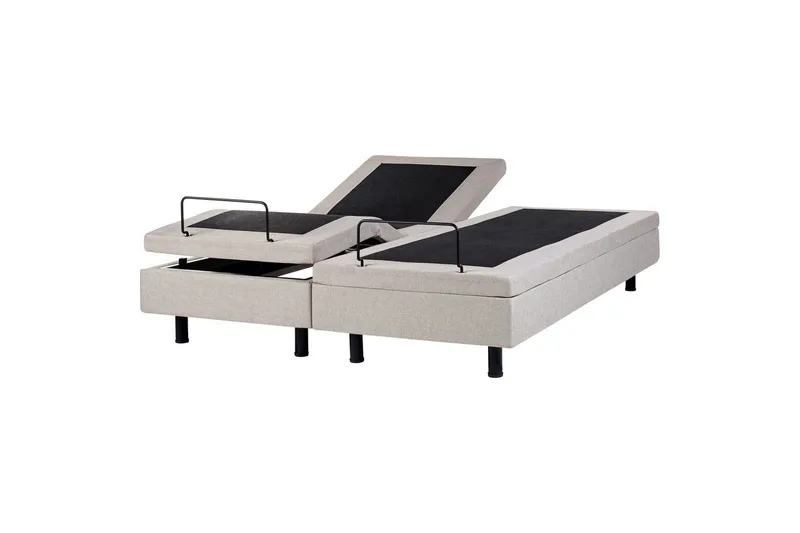 Dubbelsäng Duke Beige-Svart, Beige-Svart