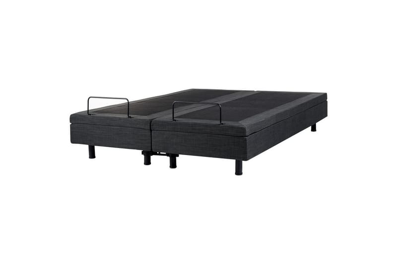 Dubbelsäng Duke Grå-Svart - Grå-Svart - Möbler - Säng - Komplett sängpaket