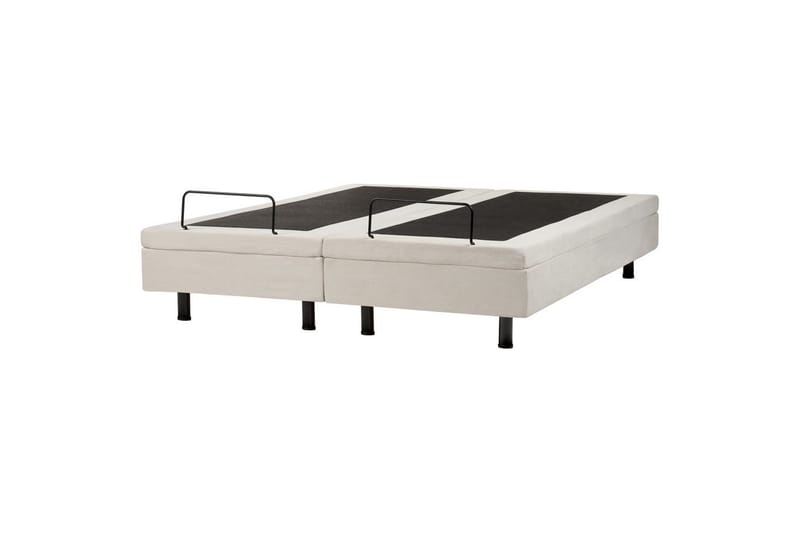 Dubbelsäng Duke II Beige-Svart, 160x200 cm - Beige-Svart, 160x200 cm - Möbler - Säng - Komplett sängpaket
