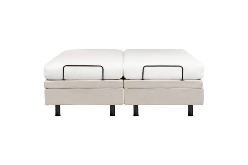 Dubbelsäng Duke II Beige-Svart, 160x200 cm - Beige-Svart, 160x200 cm - Möbler - Säng - Komplett sängpaket