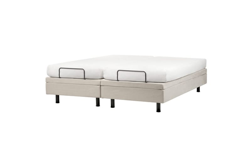 Dubbelsäng Duke II Beige-Svart, 180x200 cm - Beige-Svart, 180x200 cm - Möbler - Säng - Komplett sängpaket