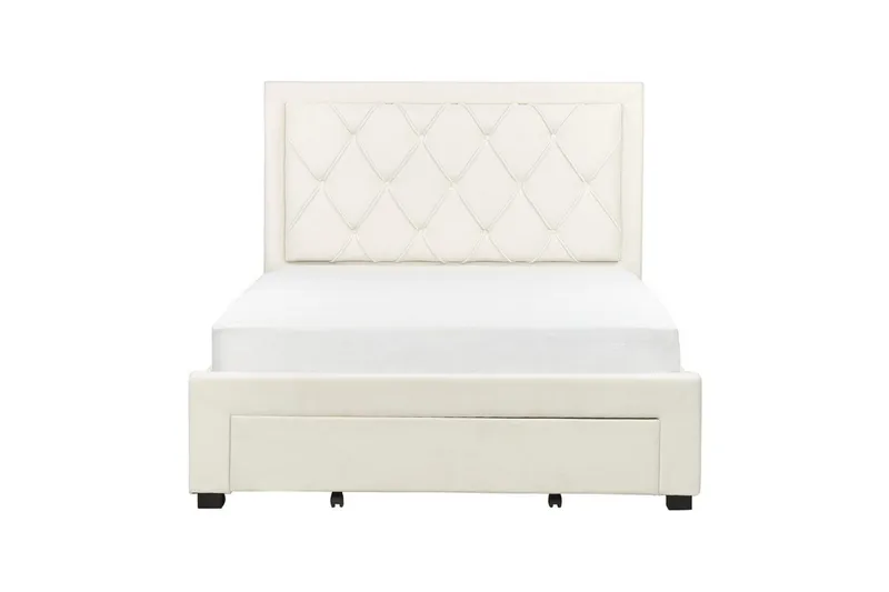 Dubbelsäng Lievin med förvaring 140x200 cm - 140x200 cm - Möbler - Säng - Sängram & sängstomme