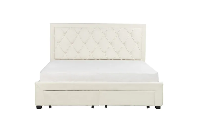 Dubbelsäng Lievin med förvaring 180x200 cm - 180x200 cm - Möbler - Säng - Sängram & sängstomme