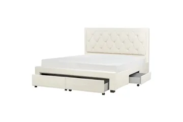Dubbelsäng Lievin med förvaring 180x200 cm - 180x200 cm - Möbler - Säng - Sängram & sängstomme