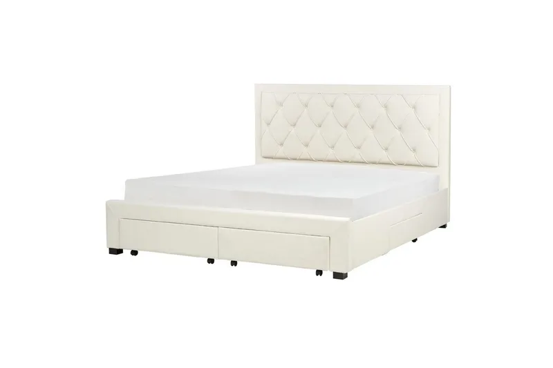 Dubbelsäng Lievin med förvaring 180x200 cm - 180x200 cm - Möbler - Säng - Sängram & sängstomme