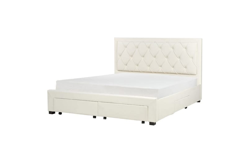 Dubbelsäng Lievin med förvaring 180x200 cm - 180x200 cm - Möbler - Säng - Sängram & sängstomme