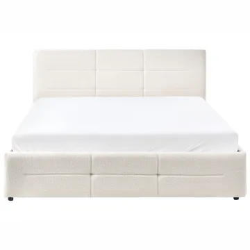 Dubbelsäng Massognes 160x200 cm - Off-White - Möbler - Säng - Sängram & sängstomme