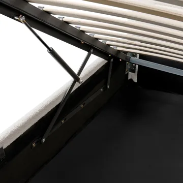 Dubbelsäng Massognes 180x200 cm - Off-White - Möbler - Säng - Sängram & sängstomme