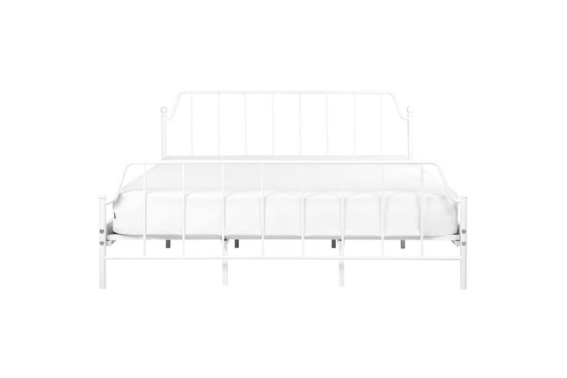 Dubbelsäng Mauressac med lamellram Vit, 180x200 cm - Vit, 180x200 cm - Möbler - Säng - Sängram & sängstomme