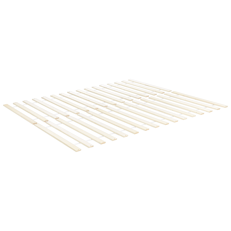 Dubbelsäng med 2 lådor Olendon 120x200 - Brun - Möbler - Säng - Sängram & sängstomme