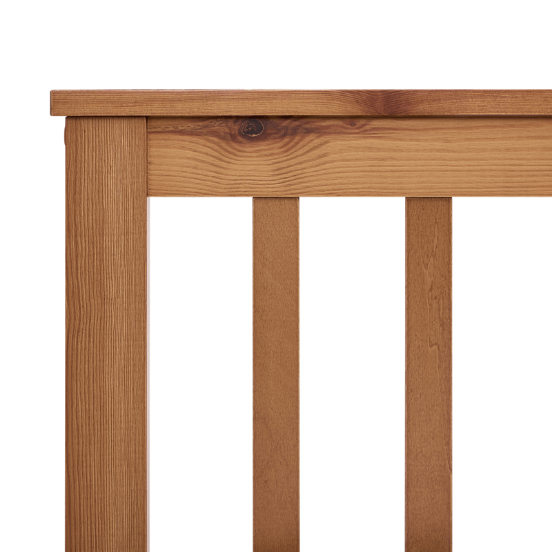 Dubbelsäng med 4 lådor Olendon 120x200 - Brun - Möbler - Säng - Sängram & sängstomme