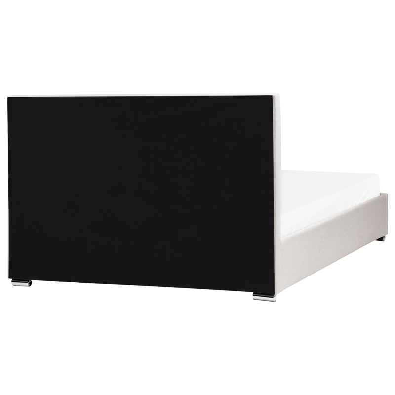 Dubbelsäng med förvaring Rouen 160x200 cm - Ljusbeige - Möbler - Säng - Sängram & sängstomme