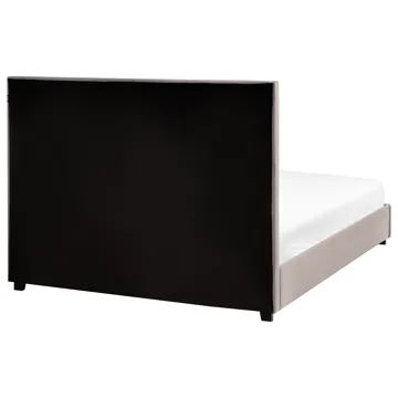 Dubbelsäng med lamellram Rouen 140x200 cm - Taupe - Möbler - Säng - Sängram & sängstomme