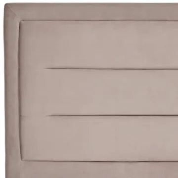 Dubbelsäng med lamellram Rouen 160x200 cm - Taupe - Möbler - Säng - Sängram & sängstomme