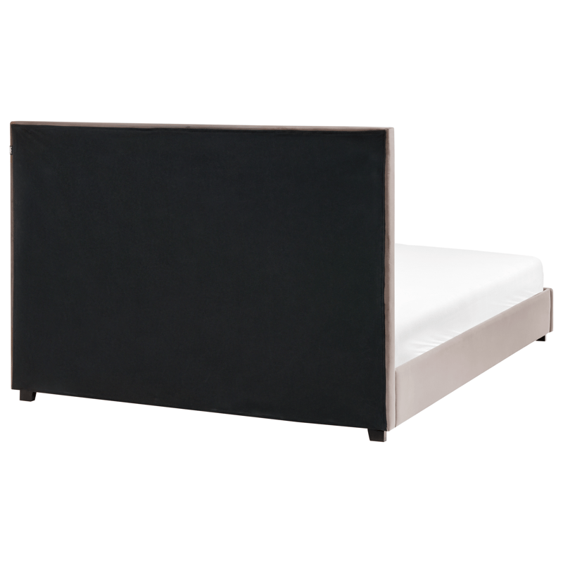 Dubbelsäng med lamellram Rouen 160x200 cm - Taupe - Möbler - Säng - Sängram & sängstomme
