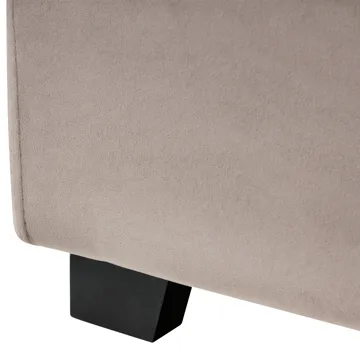 Dubbelsäng med lamellram Rouen 160x200 cm - Taupe - Möbler - Säng - Sängram & sängstomme