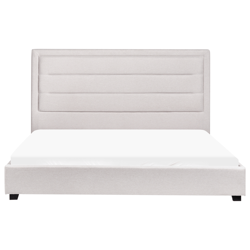 Dubbelsäng med lamellram Rouen 180x200 cm - Ljusbeige - Möbler - Säng - Sängram & sängstomme